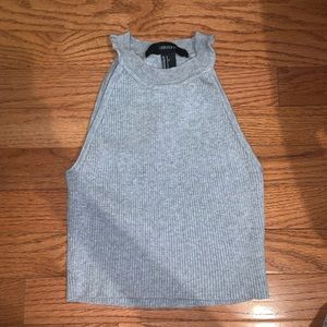 Forever 21 Grey Crop Top
